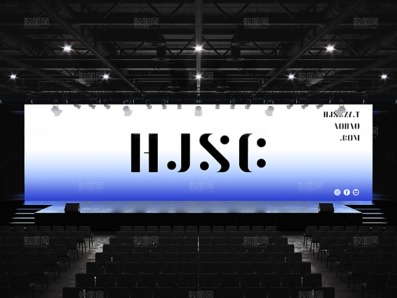 办公套件名片工作牌logo幕墙旗子样机