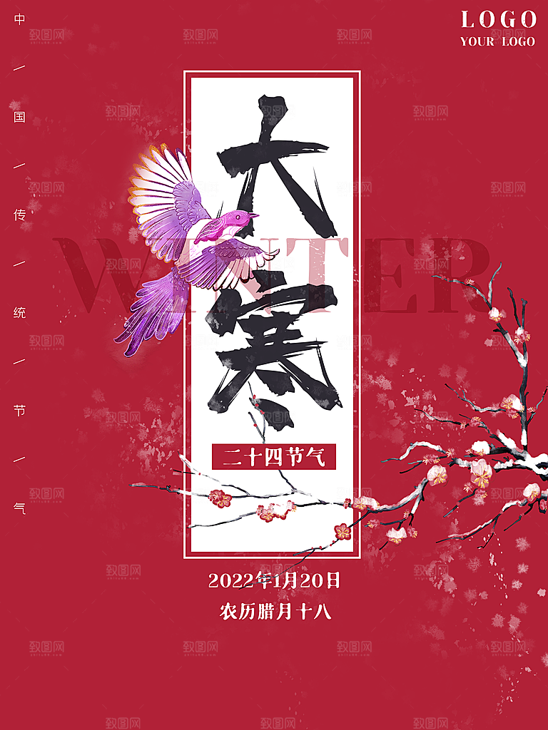 传统二十四节气大寒