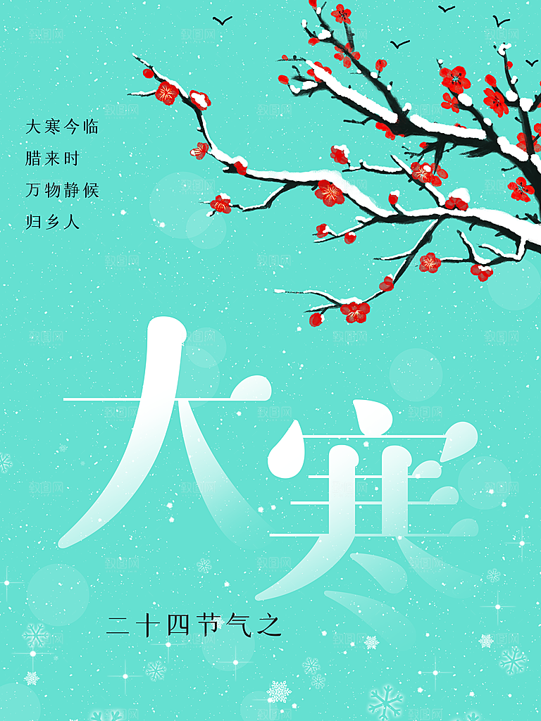 传统二十四节气大寒