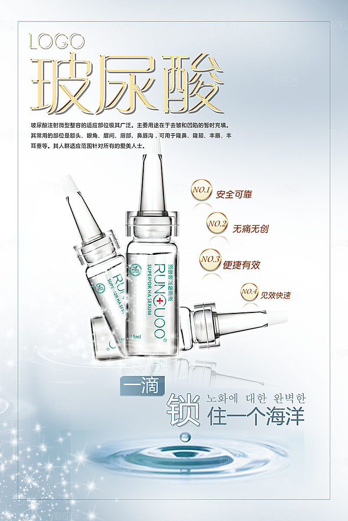 化妆品海报展板设计