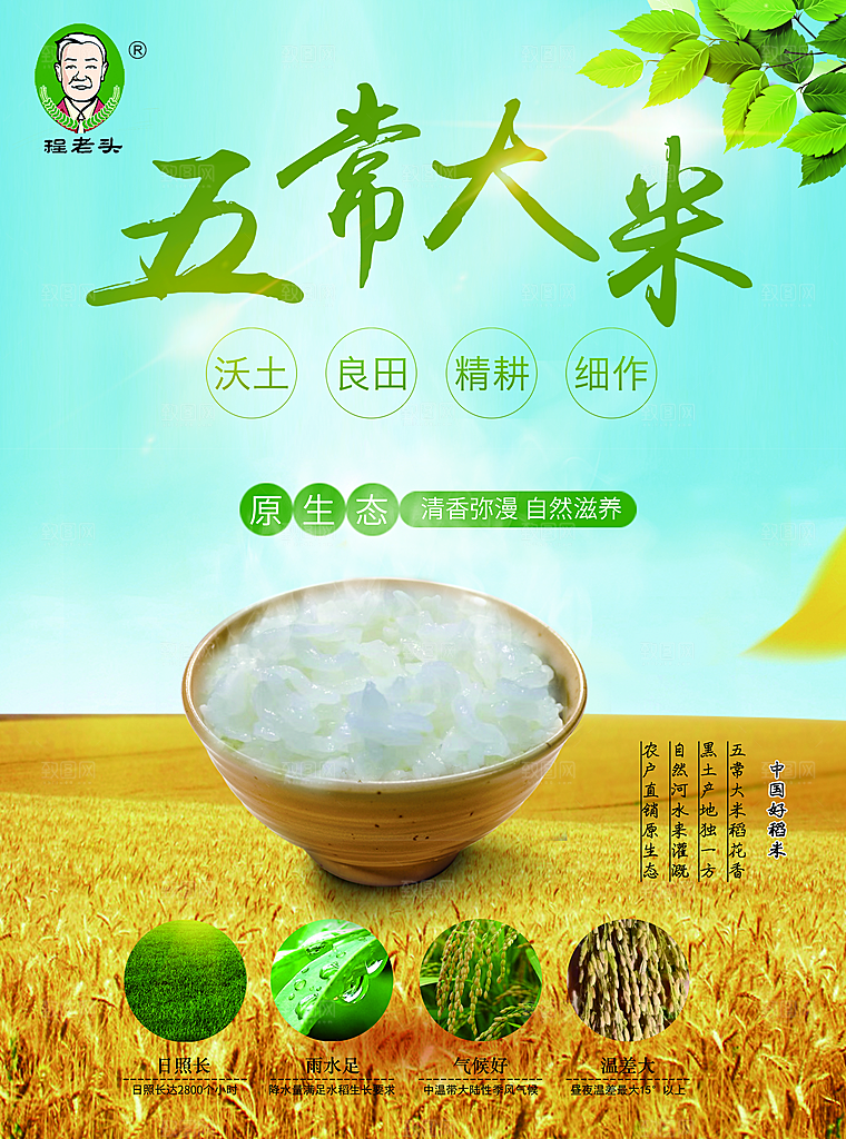 大米宣传海报设计