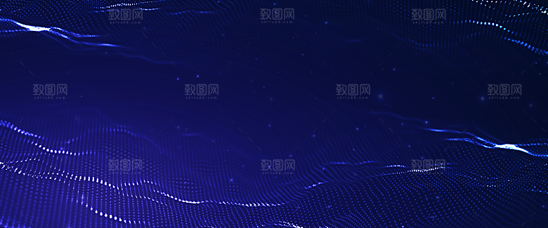 蓝色现代商务科技会议背景模板