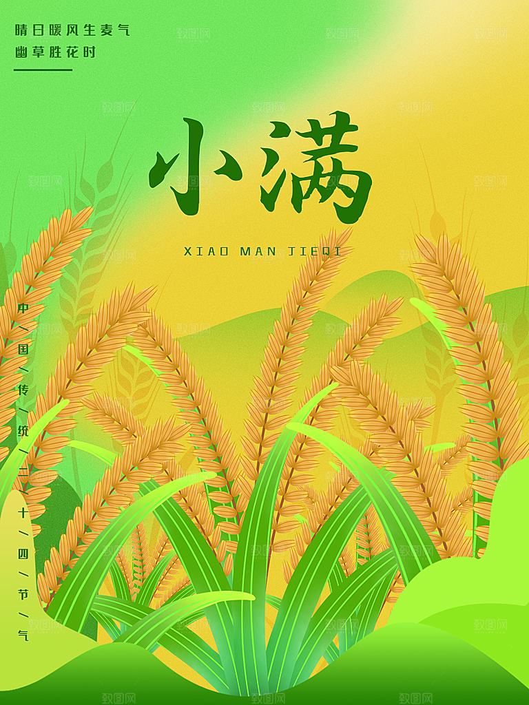 传统二十四节气小满