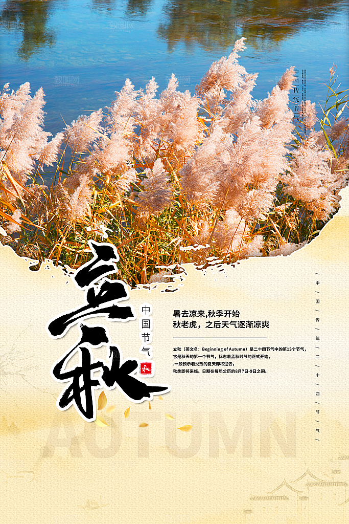 立秋宣传海报设计