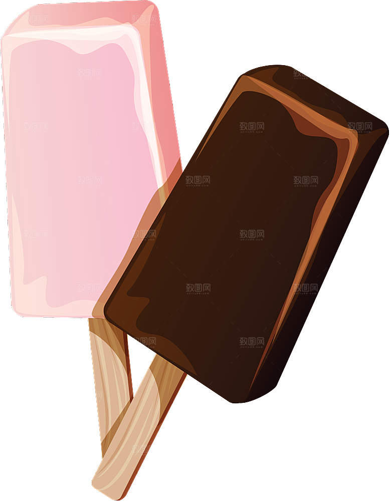 冰淇淋冰激凌冷冻食品甜品设计元素素材