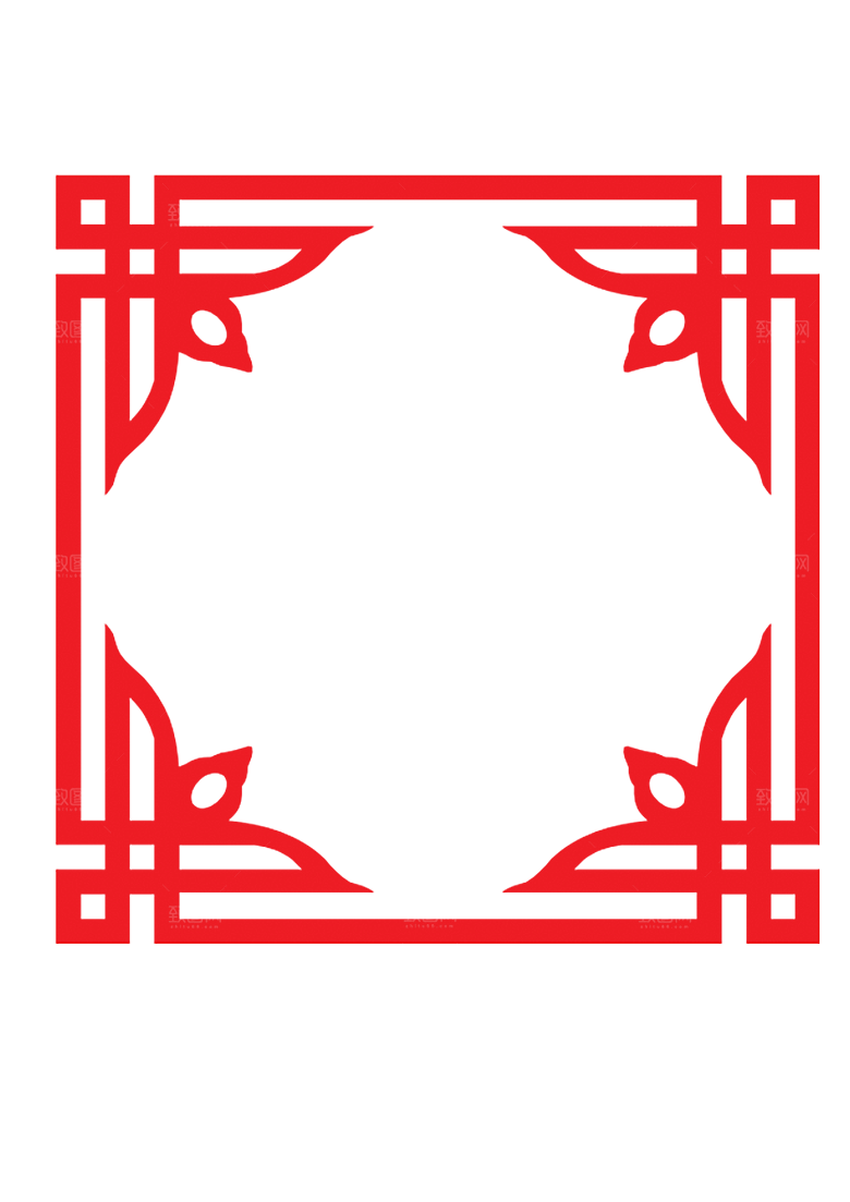 中国风古风古典传统花纹底纹边框相框
