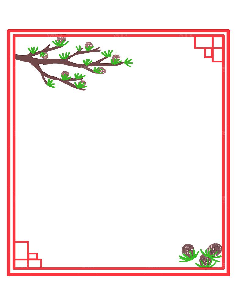 中国风古风古典传统花纹底纹边框相框