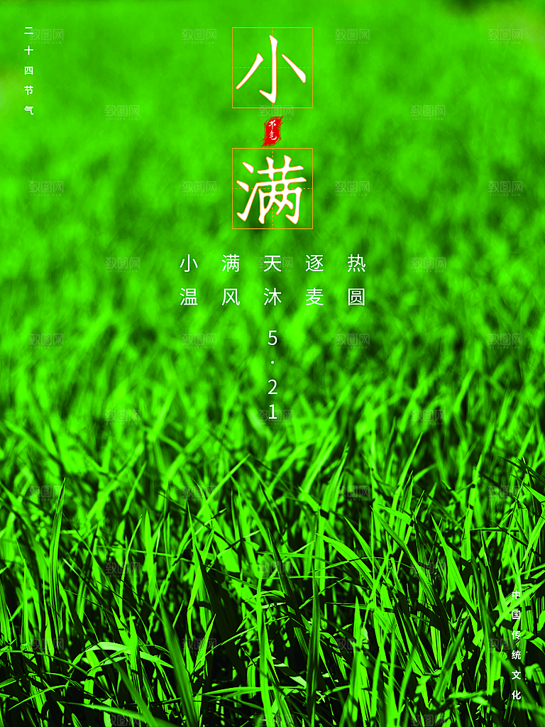传统二十四节气小满