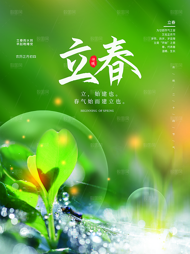 传统二十四节气立春
