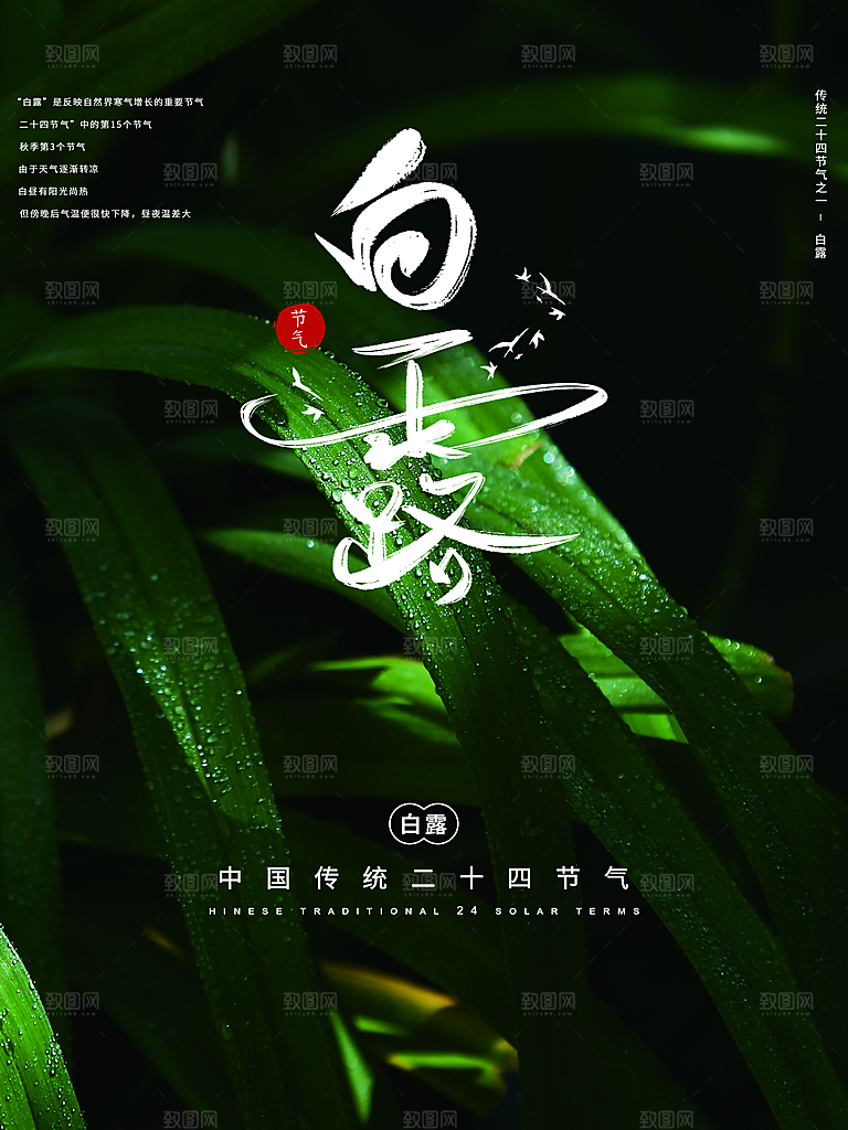 传统二十四节气白露