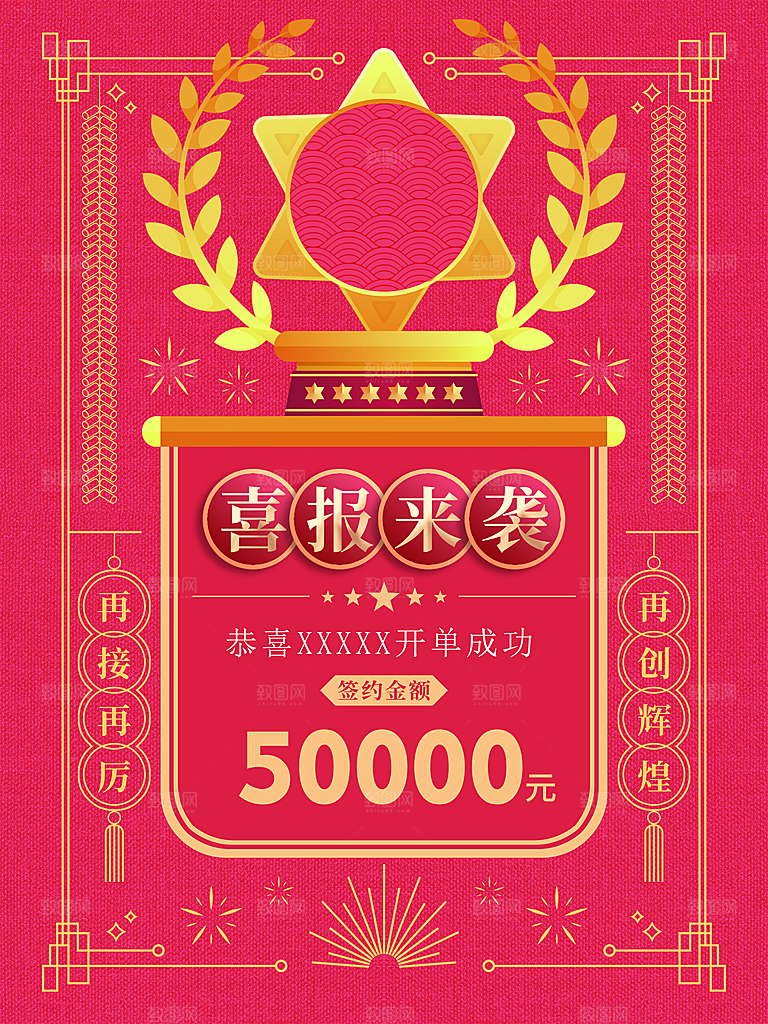 业绩销售喜报来袭