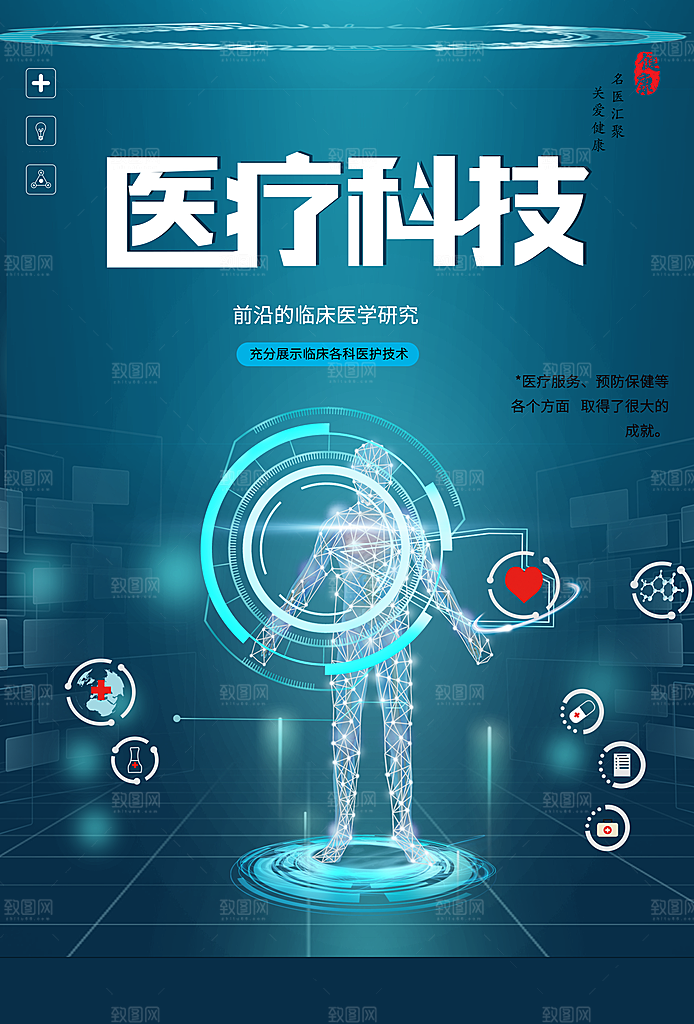 医疗科技宣传海报