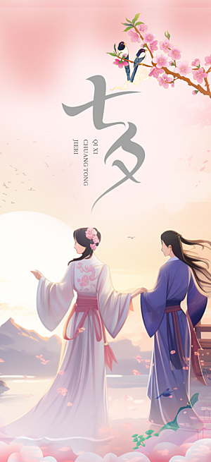 情人节爱情活动七夕节海报