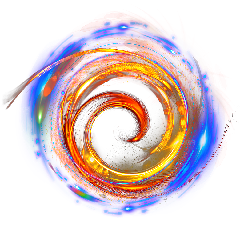 梦幻金色绚丽星光月光光晕光效