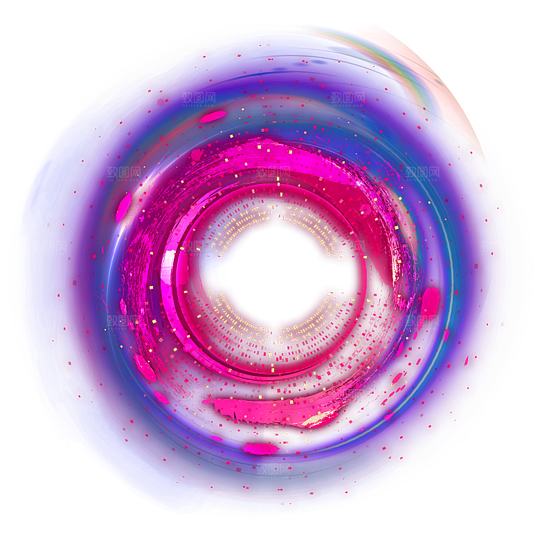 梦幻金色绚丽星光月光光晕光效