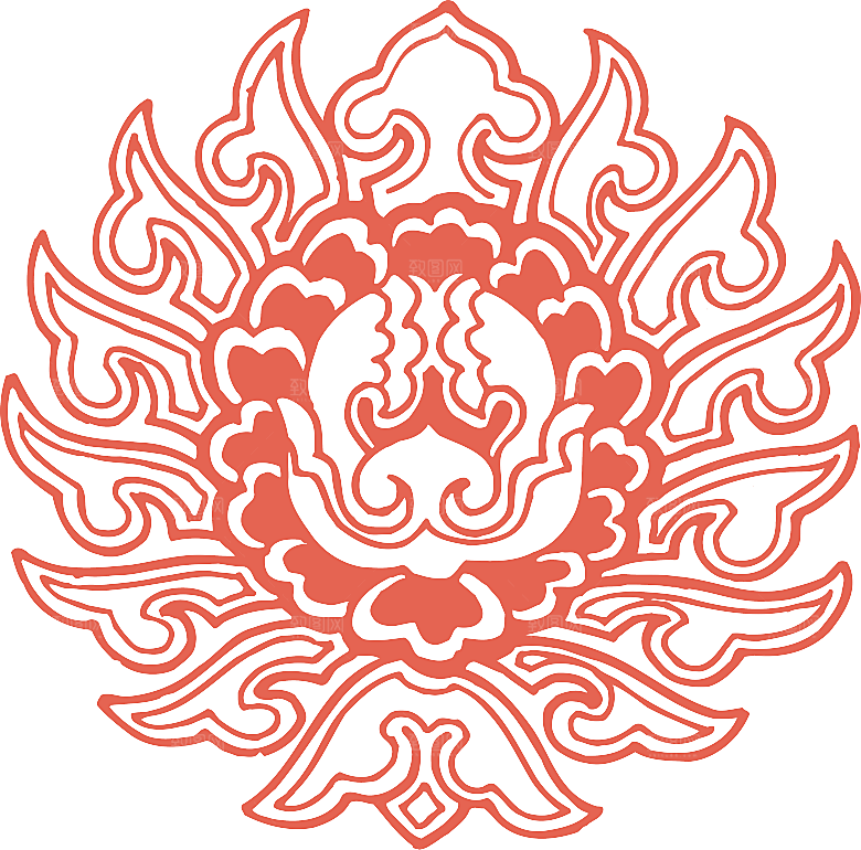 中国风中式古典窗户花纹图案元素