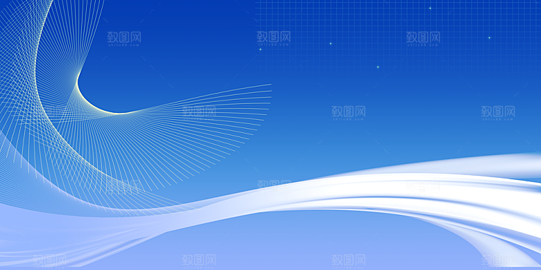 简约时尚科技会议论坛背景板素材