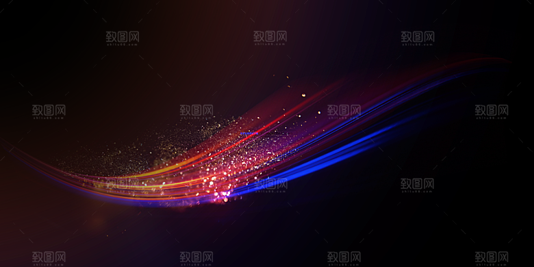 简约时尚科技会议论坛背景板素材