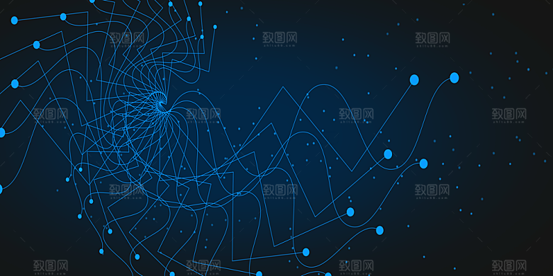 简约时尚科技会议论坛背景板素材