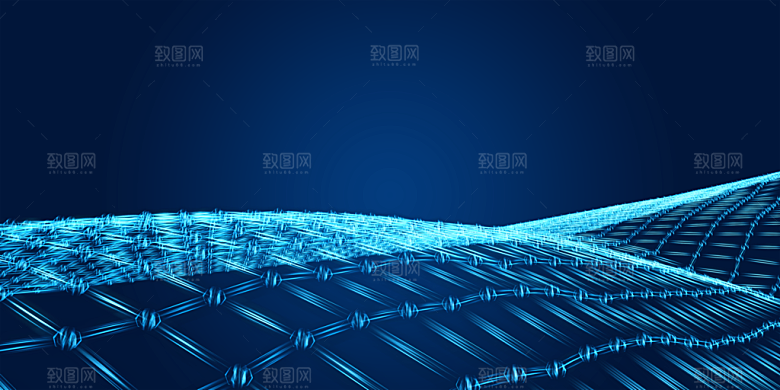 简约时尚科技会议论坛背景板素材
