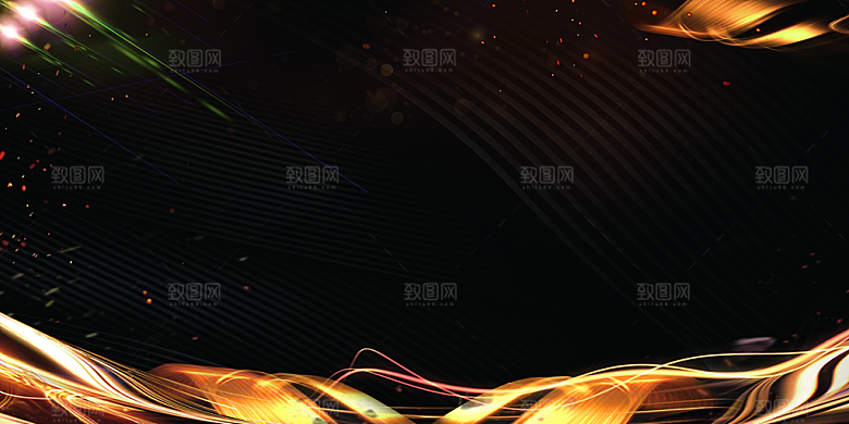 简约时尚科技会议论坛背景板素材