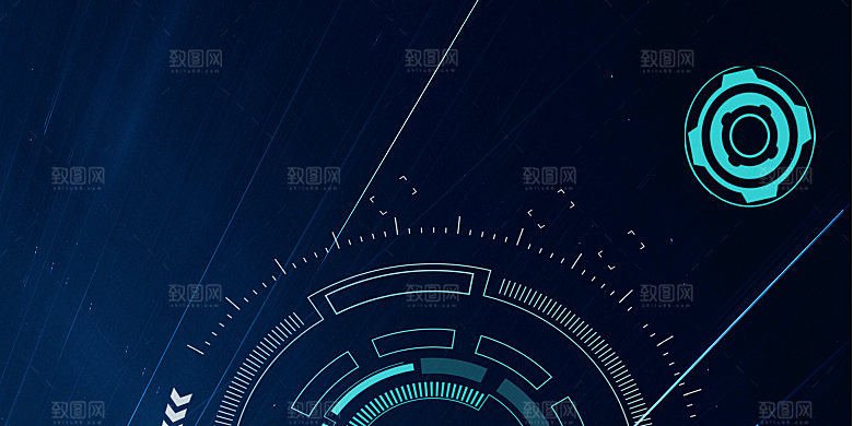 简约时尚科技会议论坛背景板素材