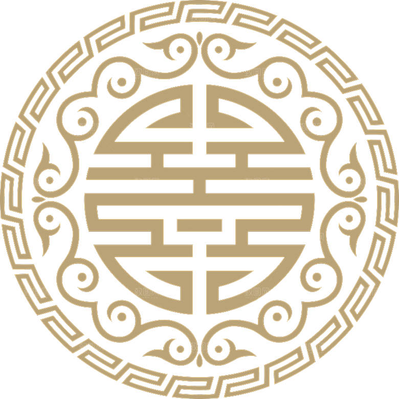 中国风中式古典窗户镂空花纹图案元素