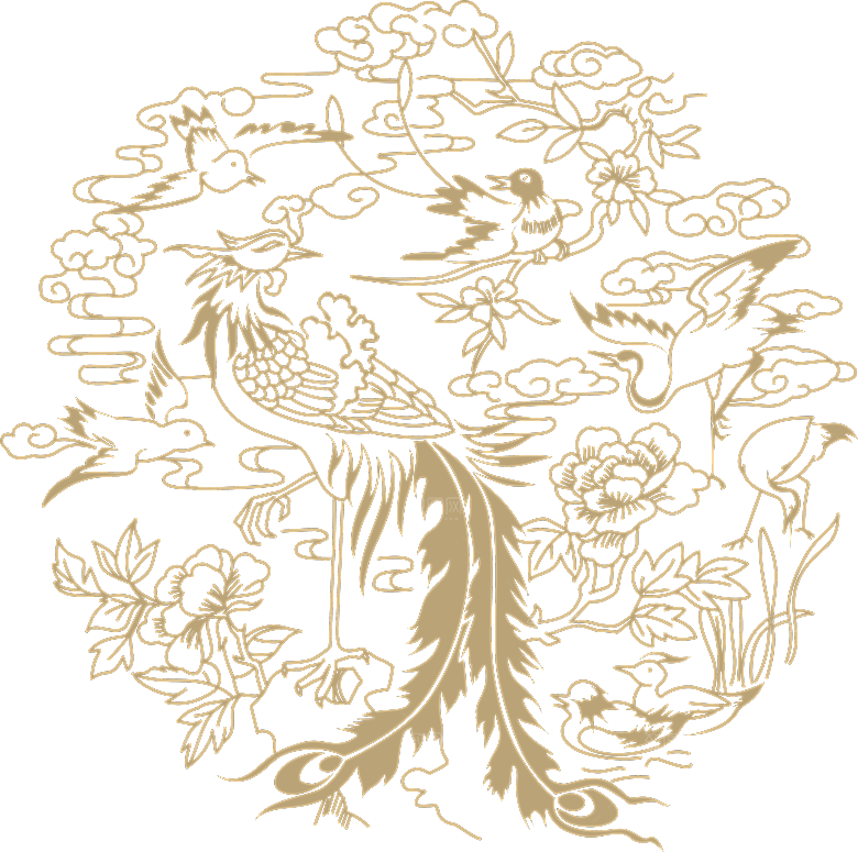 中国风中式古典窗户镂空花纹图案元素