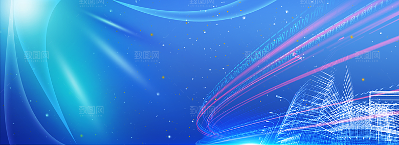 简约时尚科技会议论坛背景板素材
