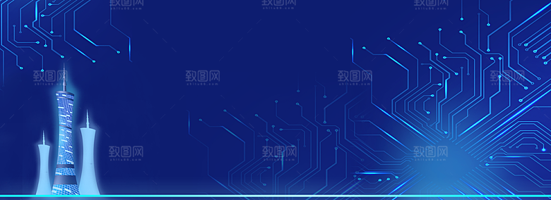 简约时尚科技会议论坛背景板素材