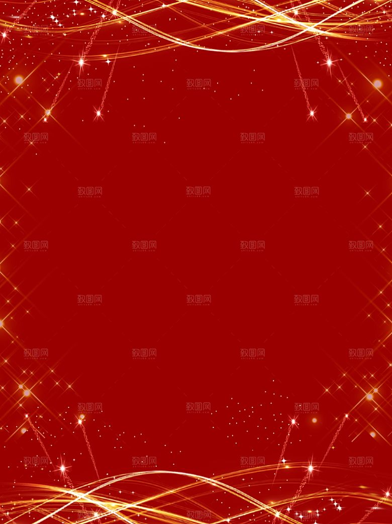 传统红色背景素材PSD