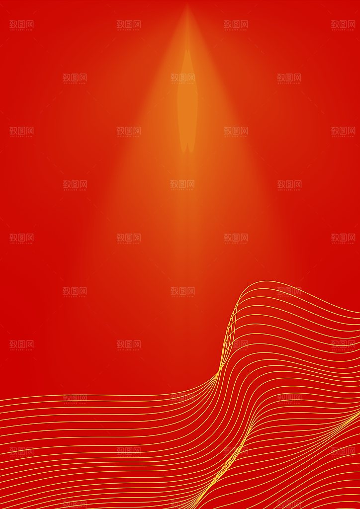 传统红色背景素材PSD