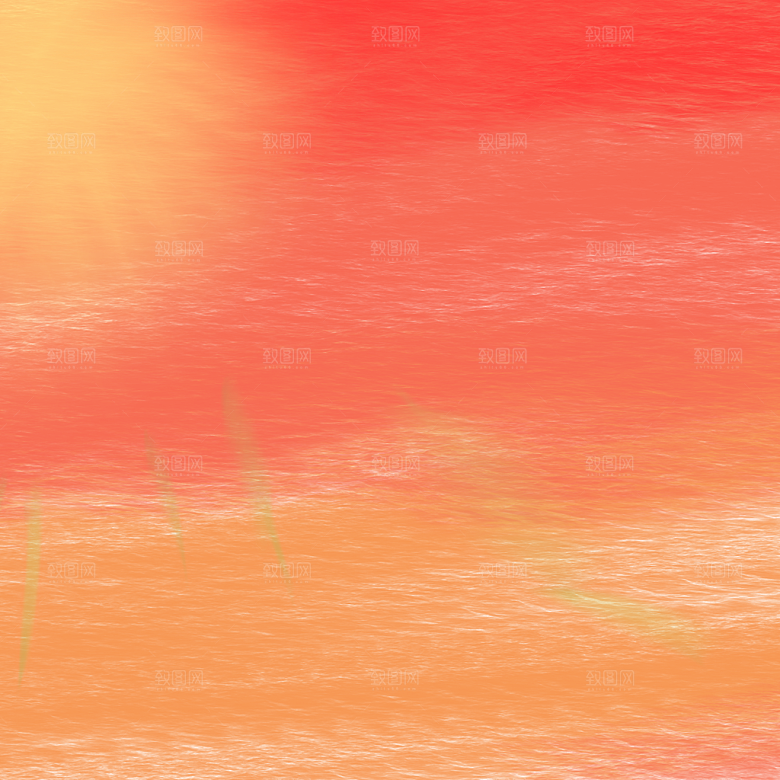 传统红色背景素材PSD
