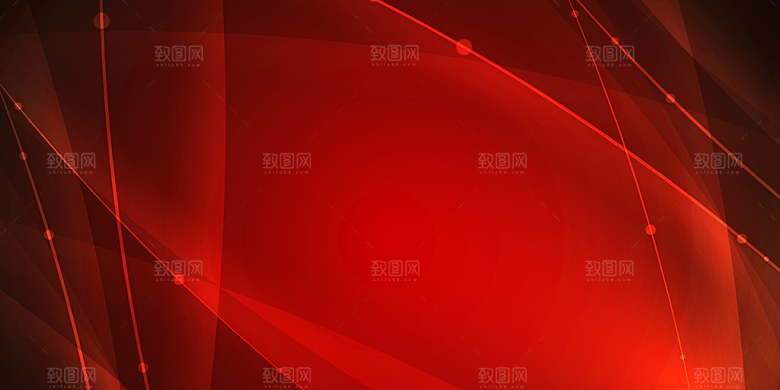 传统红色背景素材PSD