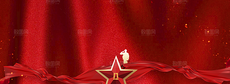 传统红色背景素材PSD