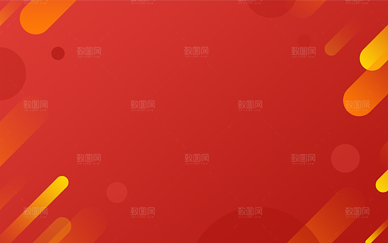 传统红色背景素材PSD