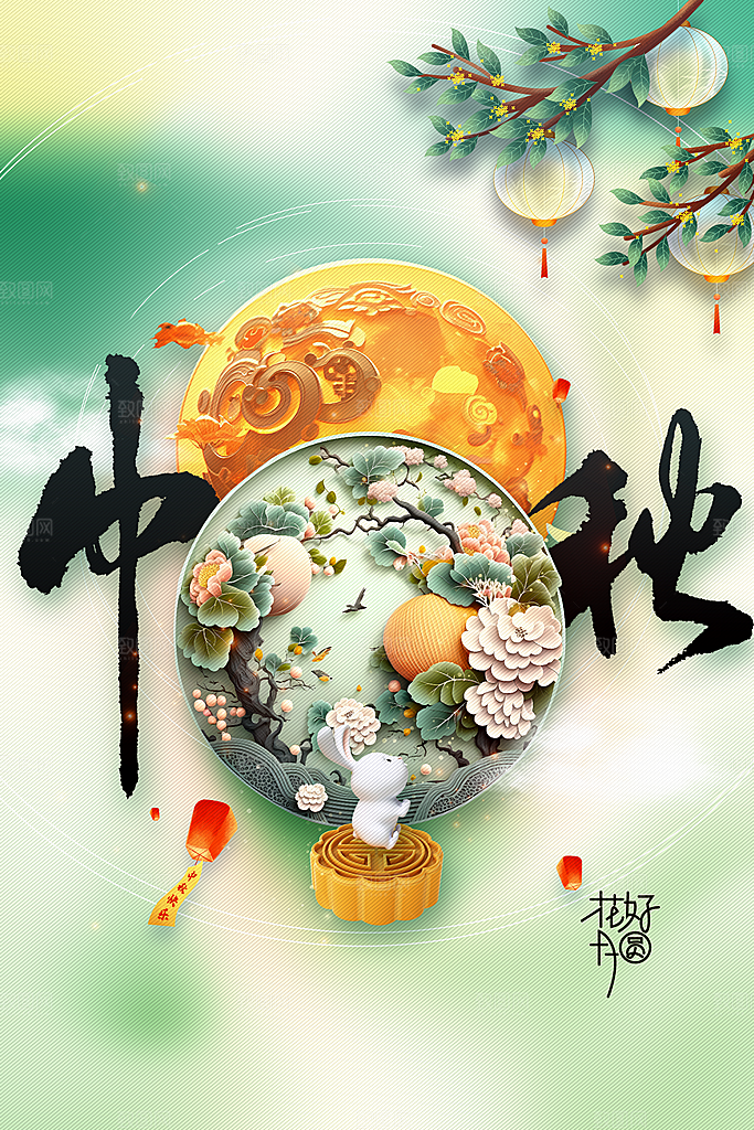 中秋节节日活动海报
