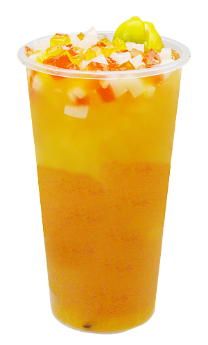 果汁奶茶冷饮水果免扣元素