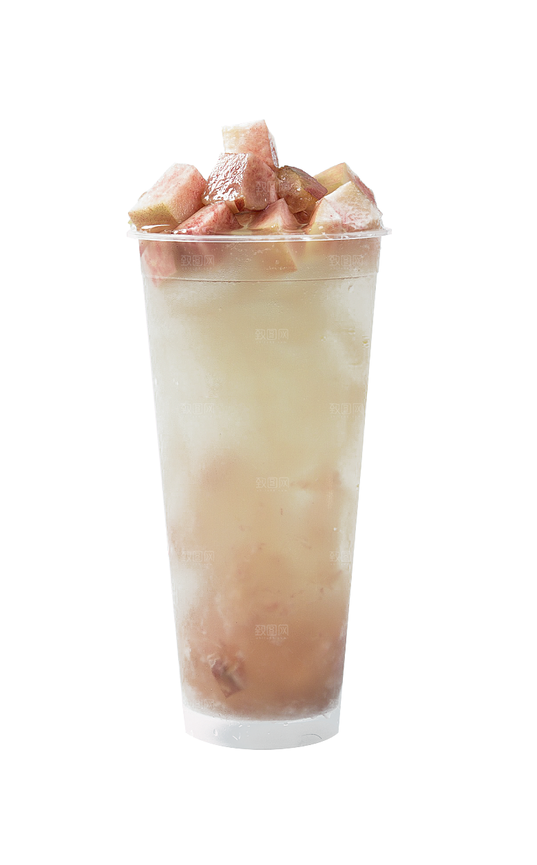 果汁奶茶冷饮水果免扣元素