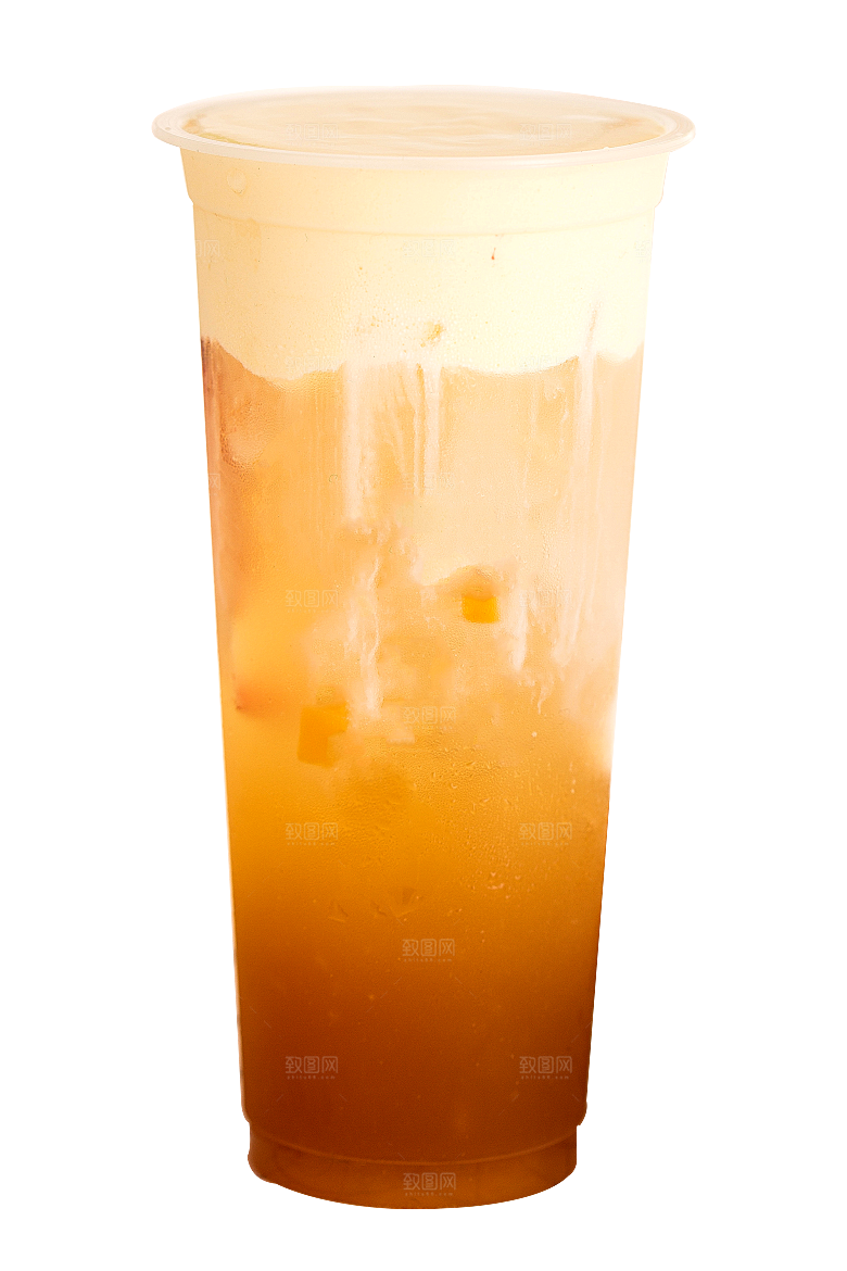 果汁奶茶冷饮水果免扣元素