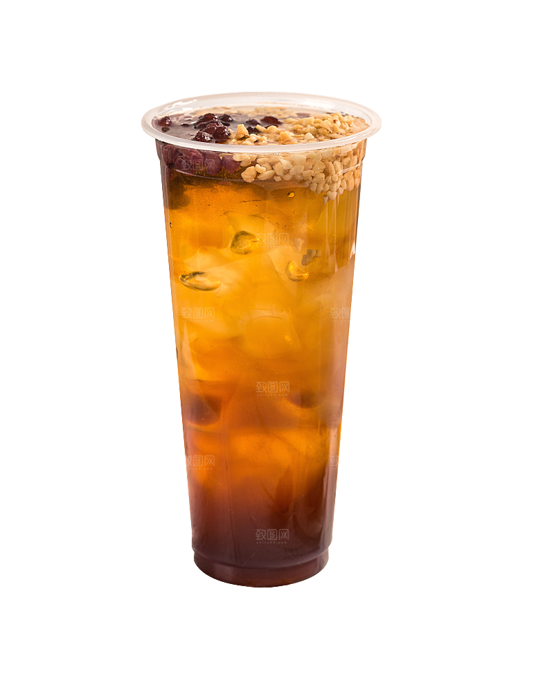果汁奶茶冷饮水果免扣元素