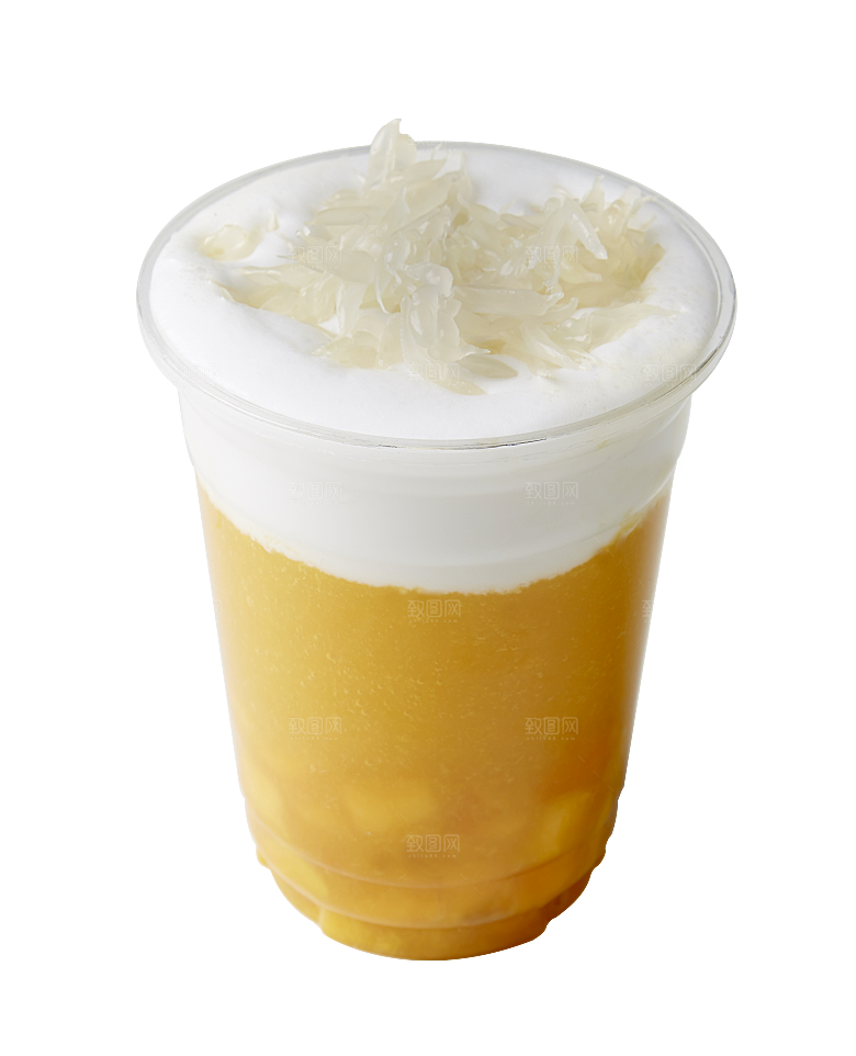 果汁奶茶冷饮水果免扣元素