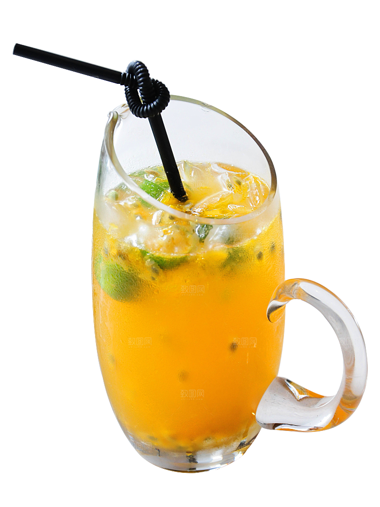 果汁奶茶冷饮水果PNG素材