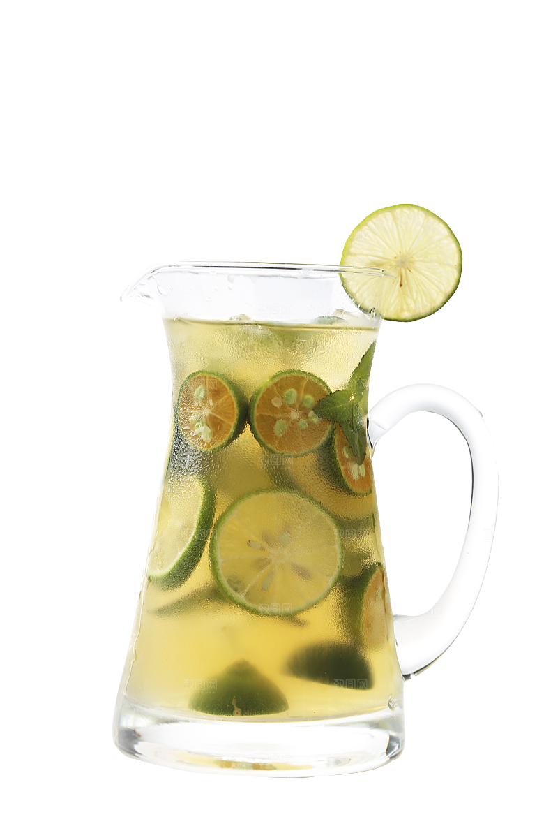 果汁奶茶冷饮水果免扣元素