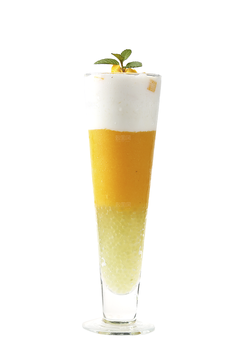 果汁奶茶冷饮水果免扣元素