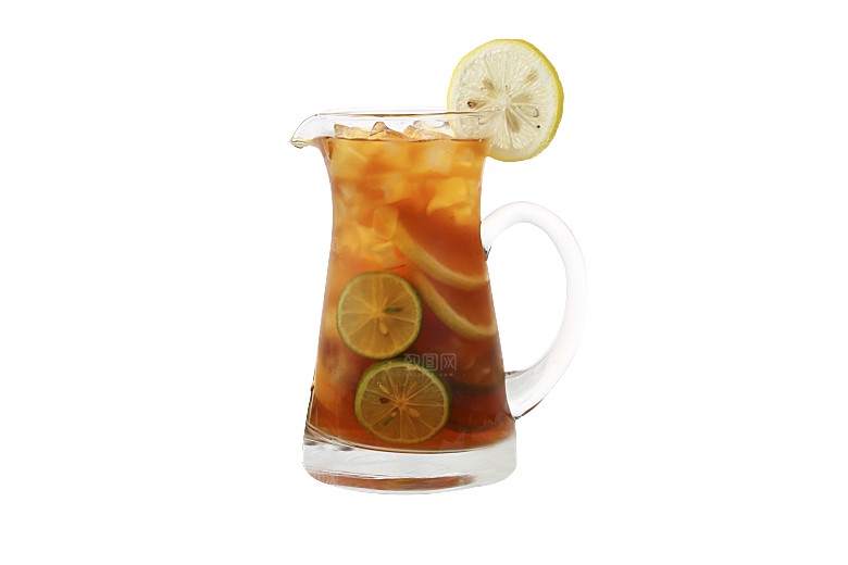果汁奶茶冷饮水果免扣元素