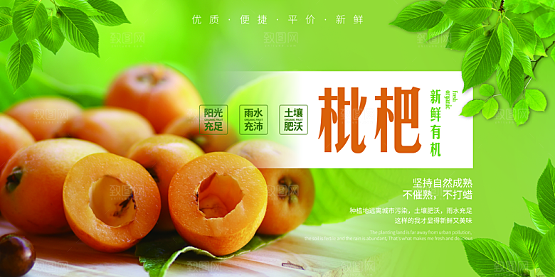 淘宝电商素菜瓜果水果活动海报