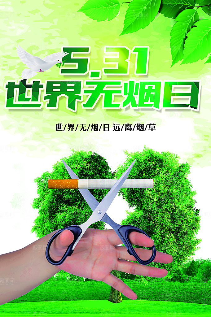 531世界无烟日海报