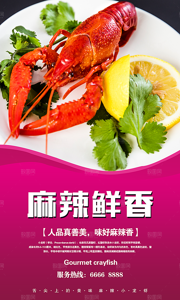 小龙虾宣传海报设计