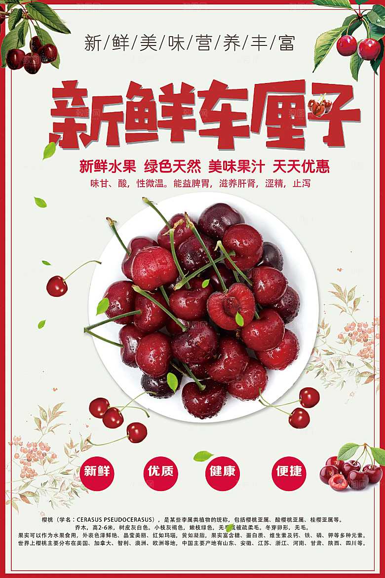 新鲜水果美味车厘子